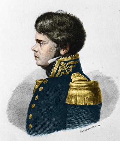 Jules Poret de Blosseville. Franse ontdekkingsreiziger, zeeman en geograaf. 1802-1833. door Unknown artist