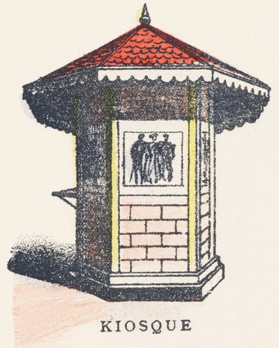 K: kiosk door Unknown artist