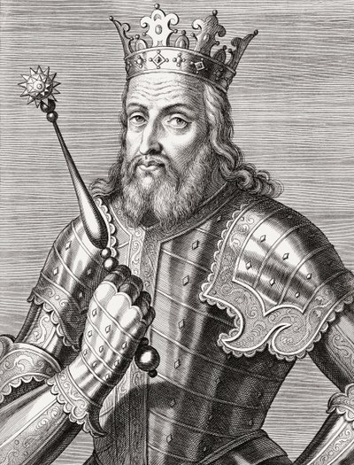 Koning Afonso IV van Portugal. Portret. door Unknown artist