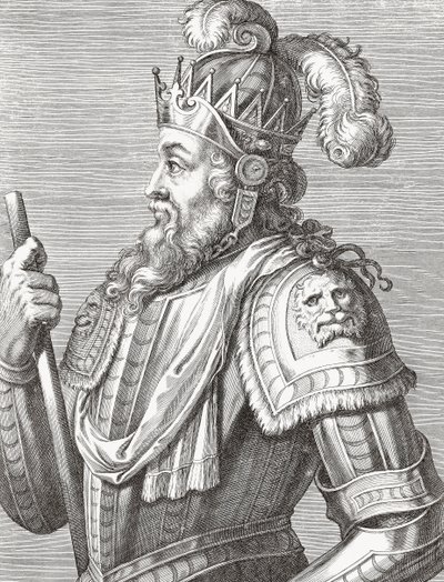 Koning Afonso V van Portugal. Portret. door Unknown artist