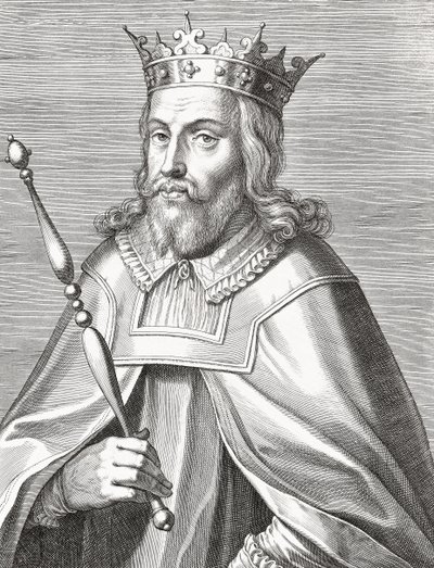Koning Duarte I van Portugal. Edward I. Portret. door Unknown artist