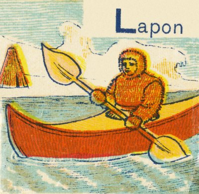 L als Laplander door Unknown artist