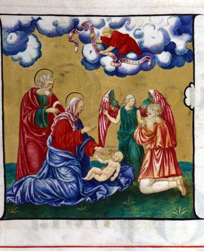 De Geboorte, voorstelling uit een koor van de Chiesa dell