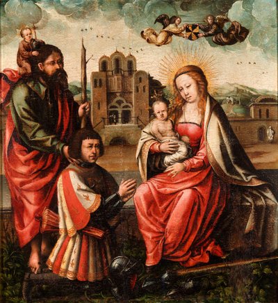 De maagd van Christoffel Columbus door Unknown artist