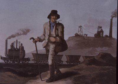Arbeider, vroege industriële revolutie, begin 19e eeuw door Unknown artist