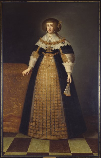 Portret van aartshertogin Cecilia Renata van Oostenrijk door Unknown artist