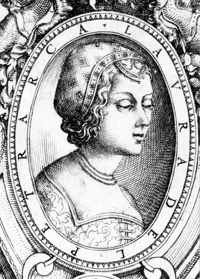 Laure de Noves door Unknown artist