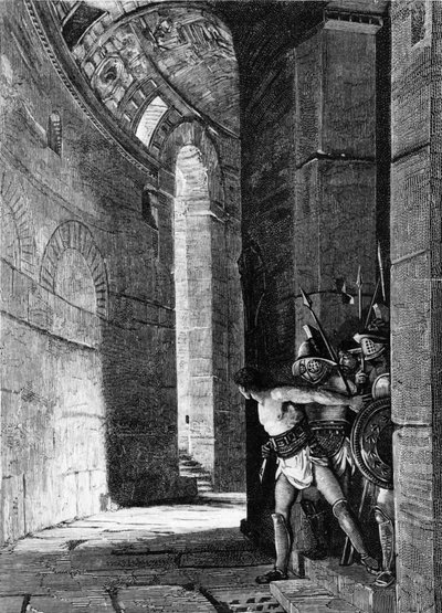 Ontsnapping van Spartacus door Unknown artist
