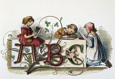 Lezen en schrijven van kinderen (in 