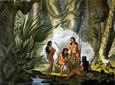 Les camacans, indianen van Brazilië - in 