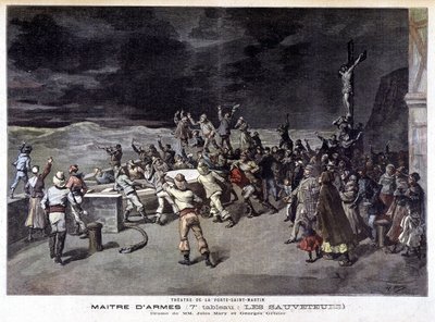 Les rescueurs: 7e schilderij van het stuk 