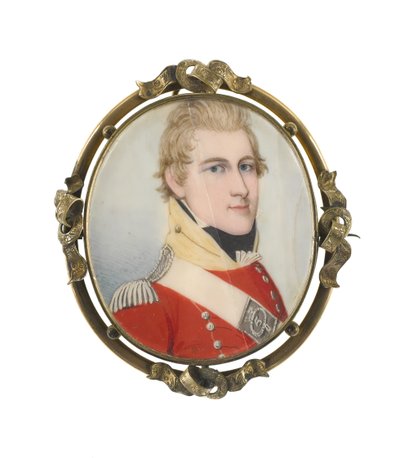 Luitenant John Waters, 5th Garrison Battalion door Unknown artist