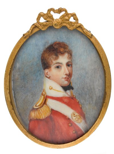 Luitenant Peter Benjamin Mosse, 80e Regiment Voetvolk door Unknown artist