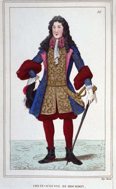 Louis Auguste de Bourbon, Hertog van Maine (1670-1736). Franse prins door Unknown artist