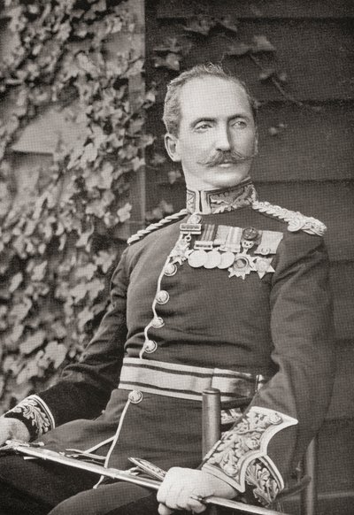 Generaal-majoor Arthur Fitzroy Hart-Synnot, uit het boek South Africa and the Transvaal War door Louis Creswicke, uitgegeven 1900 door Unknown