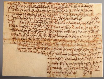 Manuscript. Brief nr. 7 aan de monniken van Beas de Segura. Papier. Deel 2. 18 november 1585 door Unknown artist