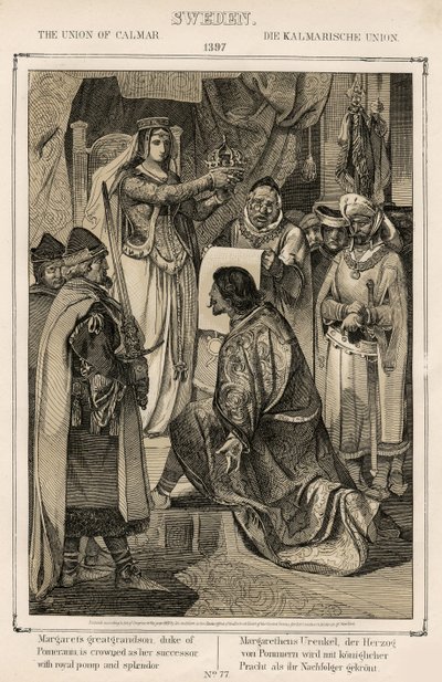 Margaretha I van Denemarken, Noorwegen en Zweden - De Unie van Kalmar door Unknown artist
