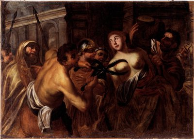 Martelaarschap van Sint Agatha van Sicilië door Unknown artist
