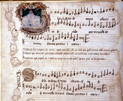 Mis in bas kwartet door Enricus Isaac door Unknown artist