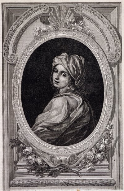 Medaillonportret van Pausin Johanna - in 