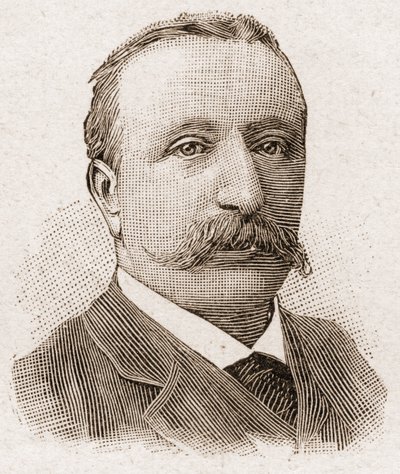 Leden van de Académie Française in 1895: portret van Albert Sorel (1843-1906), Franse historicus. door Unknown artist