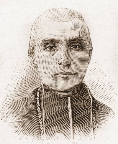 Leden van de Académie Française in 1895: portret van kardinaal Adolphe Perraud (1828-1906), Franse bisschop en historicus. door Unknown artist