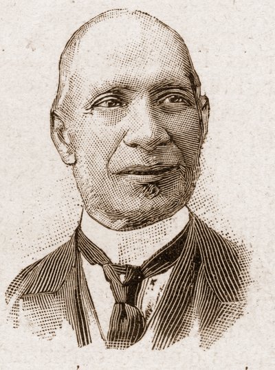 Leden van de Académie Française in 1895: portret van Edouard Herve (1835-1899), Franse journalist en politicus. door Unknown artist