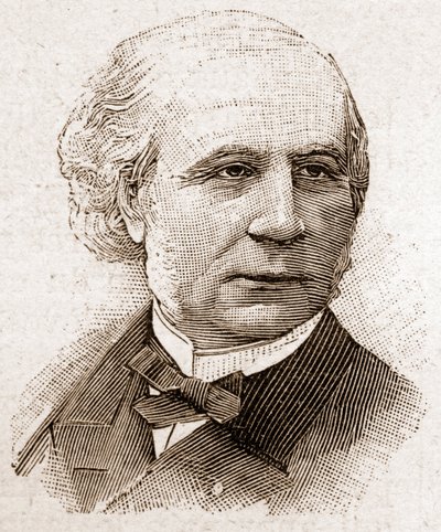 Leden van de Académie Française in 1895: portret van Octave Gréard (1828-1904), hoge ambtenaar en literair historicus, Franse literair criticus. door Unknown artist