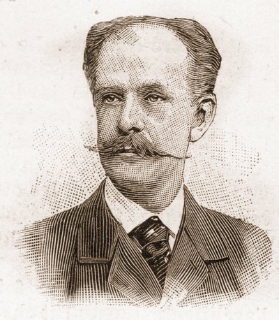 Leden van de Académie Française in 1895: portret van Paul Gabriel Othenin d