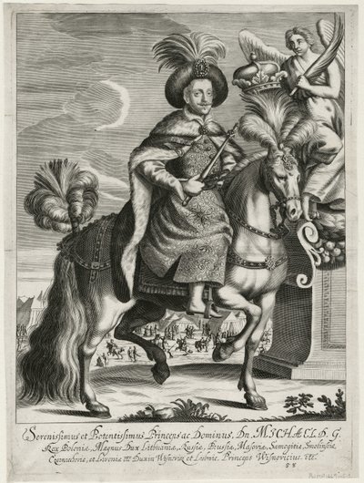 Michal Korybut Wisniowiecki (1640-1673), koning van Polen en groothertog van Litouwen door Unknown artist