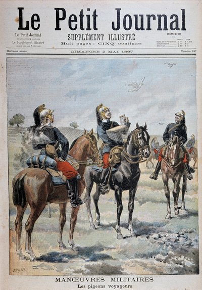 Militaire manoeuvres: de passagiersduiven - in 