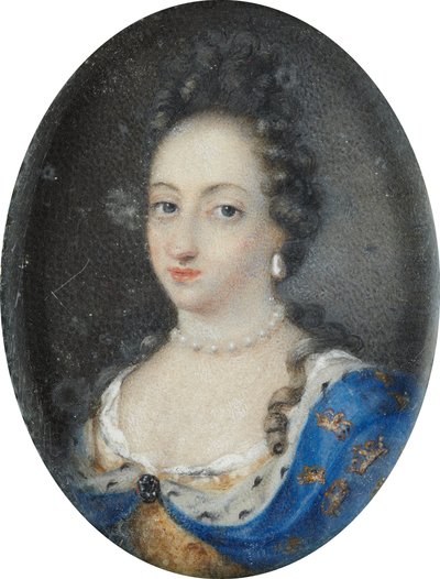 Miniatuur van Koningin Ulrika Eleonora de Oudere van Zweden door Unknown artist