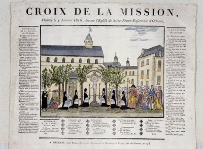 Missiekruis - Croix de la Mission, geplant op 5 januari door Unknown artist