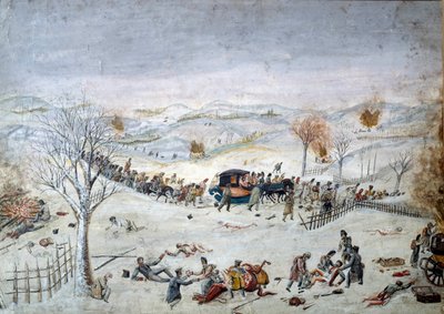 Napoleontische Oorlogen: Episode van de Russische Terugtocht (1812 - 1813) door Unknown artist