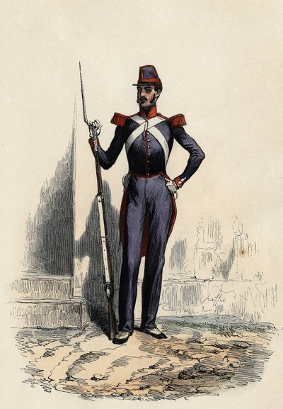 Nationale Garde of Afrikaanse militie van Algiers, opgericht door Generaal Clausel van het Franse leger in 1830 om orde in de stad te handhaven. In 
