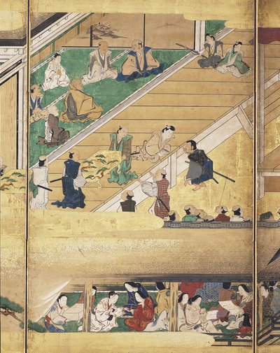 Noh-spel: Funa Benkei door Unknown artist