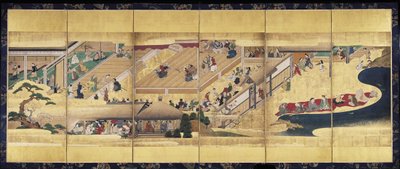 Noh Spel: Funa Benkei door Unknown artist