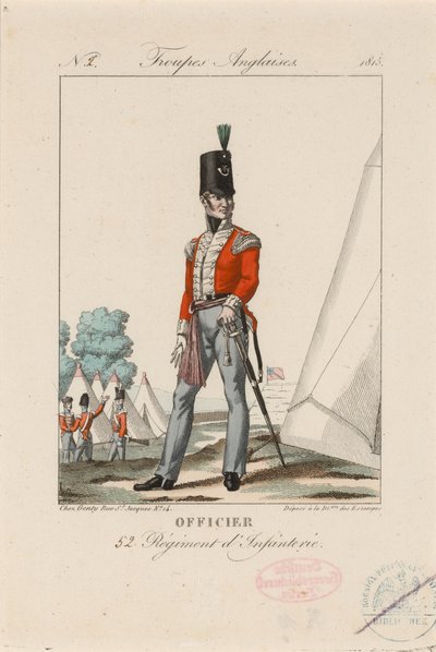 Officier 52 Regiment d