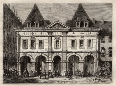 Oude zoutzolder van Parijs, rue Saint Germain-l