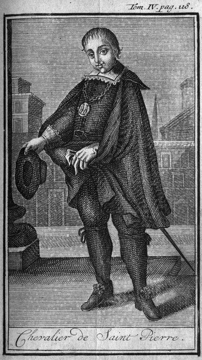 Ridderorden. Ridder van St. Pieter (San Pietro) in Rome in de 15e eeuw. In 