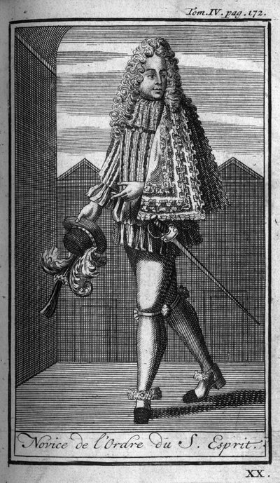 Ordes van Ridderlijkheid. Novice van de Heilige Geest (Orde van de Heilige Geest) in Frankrijk in de 16e eeuw. In 