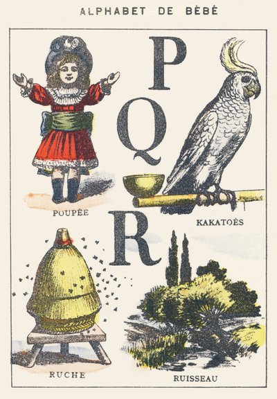 P Q R: Pop, Kaki, Bijenkorf, Stroom door Unknown artist