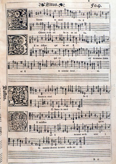 Pagina uit Liber octo missarum (1541) door Unknown artist