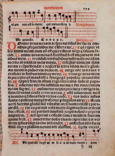 Pagina van het liturgieboek Liber Sacerdotalis door Castellini door Unknown artist