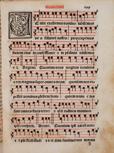 Pagina van het liturgieboek 
