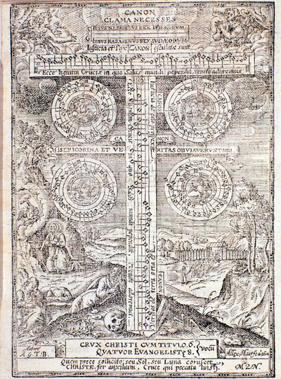 Pagina uit Compendium van Muziek door Adam Gumpelzhaimer door Unknown artist