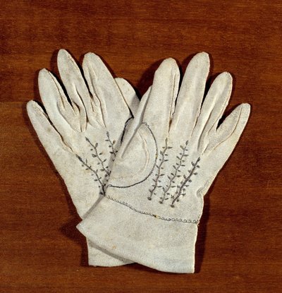 Paar handschoenen van Napoleon II, koning van Rome (1811-1832), zoon van keizer Napoleon I (1769-1821) door Unknown artist