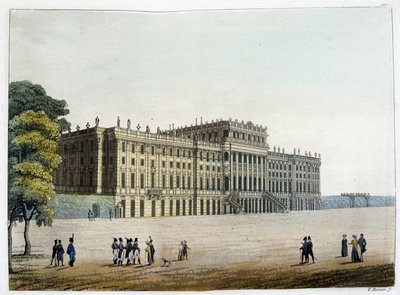 Paleis van Schönbrunn in de 19e eeuw door Unknown artist