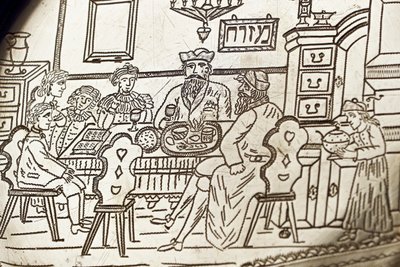 Pesach Seder bord, 19e eeuw door Unknown