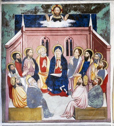 Pinksteren, Leven van Christus (15e eeuw) door Unknown artist